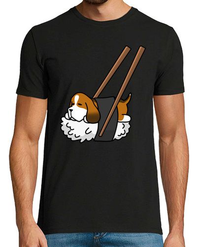 Camiseta Perro Basset Hound Sushi - latostadora.com - Modalova
