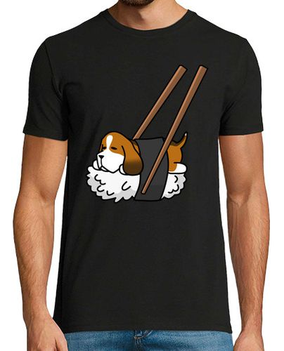 Camiseta Perro Basset Hound Sushi laTostadora - latostadora.com - Modalova