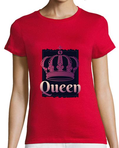 Camiseta mujer Camiseta Queen Crown - latostadora.com - Modalova