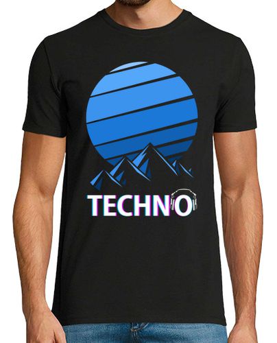 Camiseta Techno montañas - latostadora.com - Modalova