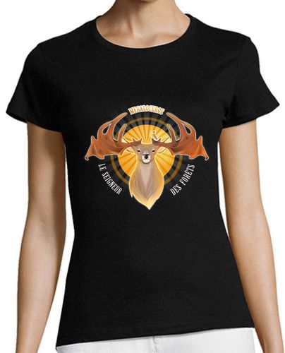 Camiseta mujer camiseta de mujer - megaloceros laTostadora - latostadora.com - Modalova