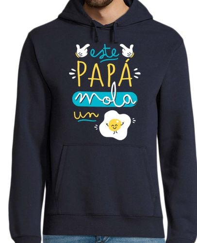 Sudadera Con Capucha Para Hombre Este papá mola un huevo laTostadora - latostadora.com - Modalova