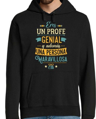 Sudadera Con Capucha Para Hombre Profe genial laTostadora - latostadora.com - Modalova