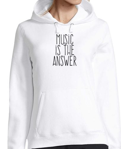 Sudadera Con Capucha Para Mujer Music is the answer laTostadora - latostadora.com - Modalova