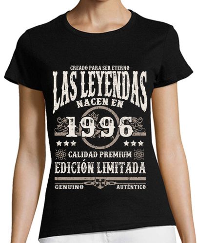 Camiseta mujer Las leyendas nacen en 1996 - latostadora.com - Modalova