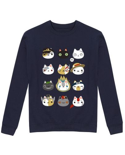 Sudadera Sin Capucha Unisex Cosplay cats laTostadora - latostadora.com - Modalova