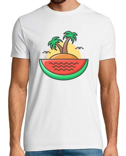 Camiseta Hombre Manga Corta isla de la sandía laTostadora - latostadora.com - Modalova