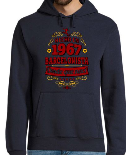 Sudadera Con Capucha Para Hombre Hecho en 1967 Barcelonista desde que na laTostadora - latostadora.com - Modalova