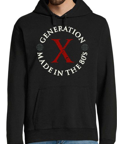 Sudadera Con Capucha Para Hombre Generation X Made in the 80's laTostadora - latostadora.com - Modalova