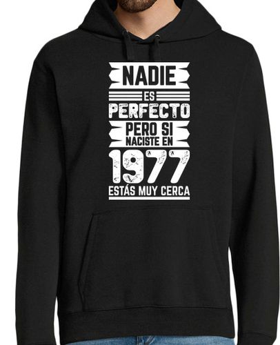 Sudadera Con Capucha Para Hombre 1977, Nadie Es Perfecto laTostadora - latostadora.com - Modalova