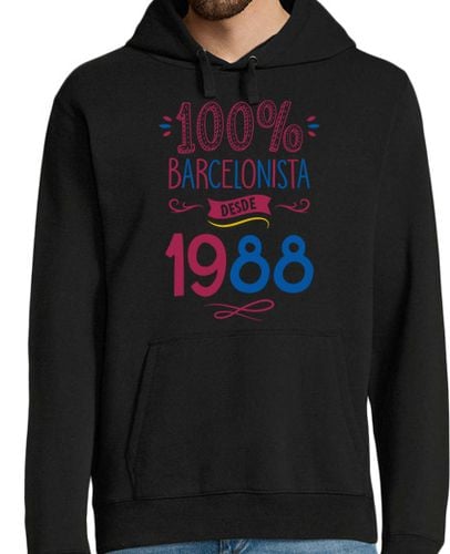 Sudadera Con Capucha Para Hombre 100% Barcelonista Desde 1988 laTostadora - latostadora.com - Modalova