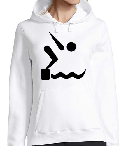 Sudadera Con Capucha Para Mujer icono de natación laTostadora - latostadora.com - Modalova