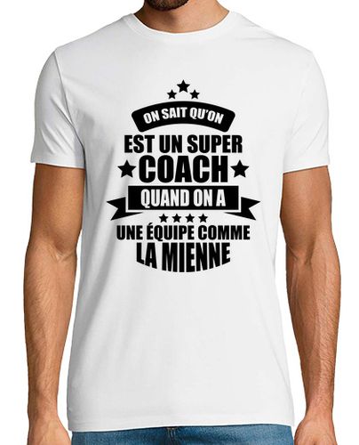 Camiseta Hombre Manga Corta Sabemos que somos un gran entrenador laTostadora - latostadora.com - Modalova