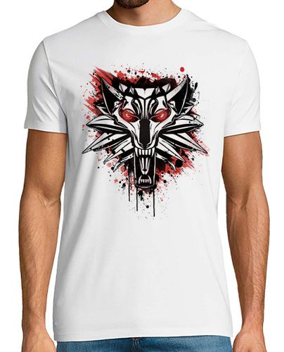 Camiseta Splatter White Wolf - latostadora.com - Modalova