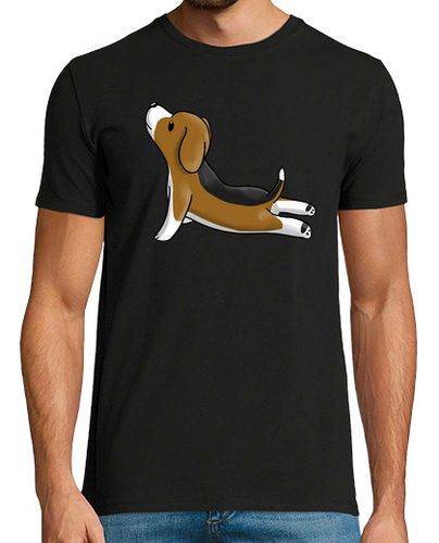 Camiseta Hombre Manga Corta Beagle Yoga laTostadora - latostadora.com - Modalova