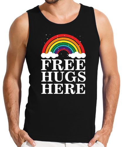Camiseta Free Hugs Here LGTB Gay - latostadora.com - Modalova
