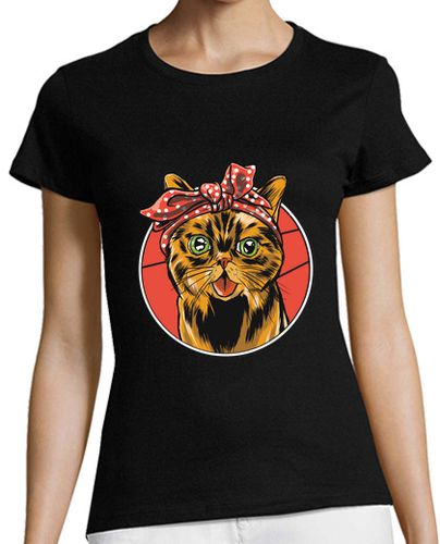 Camiseta mujer Camiseta Gato bandana laTostadora - latostadora.com - Modalova