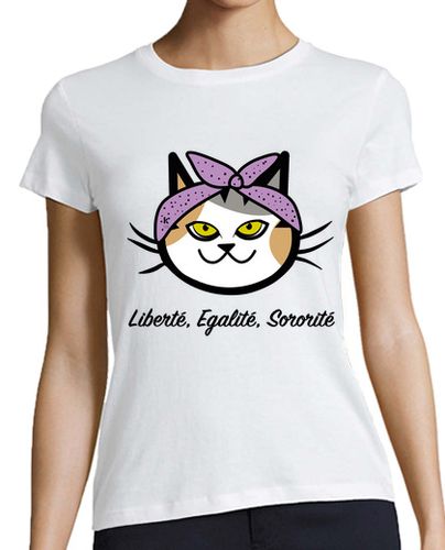 Camiseta mujer Mujer trabajadora gata - latostadora.com - Modalova