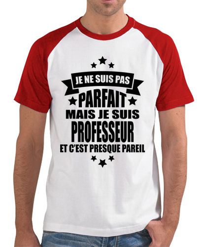 Camiseta no perfecto pero soy profesor - latostadora.com - Modalova