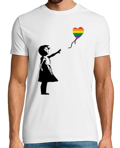 Camiseta Girl with balloon LGTB - latostadora.com - Modalova