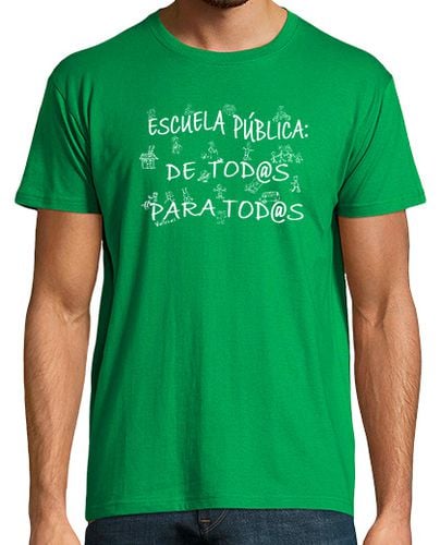 Camiseta Hombre Manga Corta Educación pública laTostadora - latostadora.com - Modalova