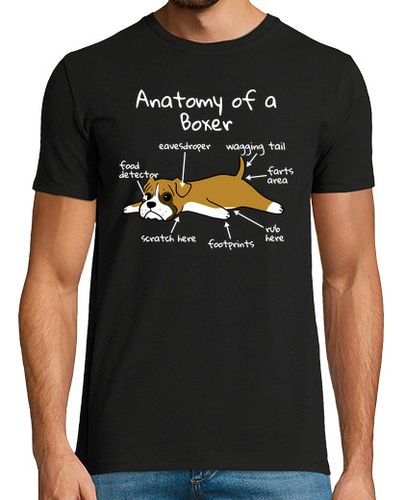 Camiseta Anatomía De Un Perro Boxer - latostadora.com - Modalova