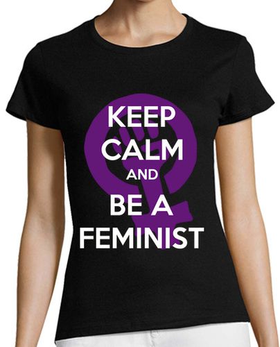 Camiseta mujer Keep calm and be a feminist - latostadora.com - Modalova
