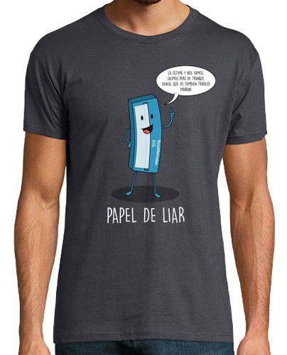 Camiseta Papel de liar Black - latostadora.com - Modalova