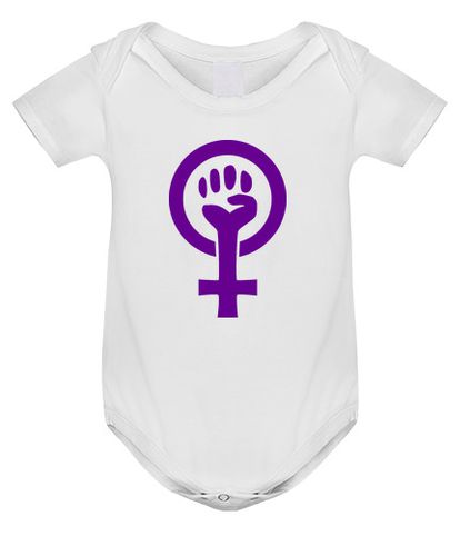 Body bebé Símbolo feminista (morado) - latostadora.com - Modalova