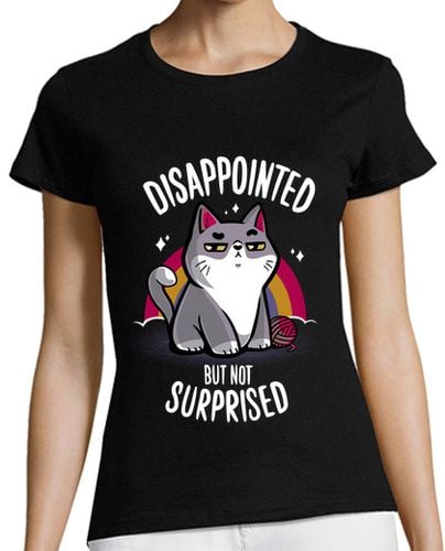 Camiseta Mujer Manga Corta Disappointed but not surprised laTostadora - latostadora.com - Modalova