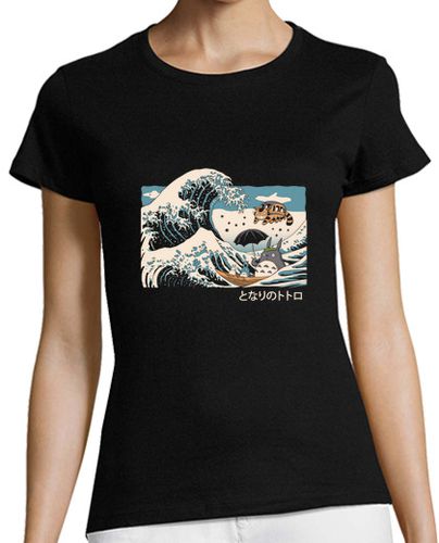 Camiseta mujer la gran ola de espíritus - latostadora.com - Modalova
