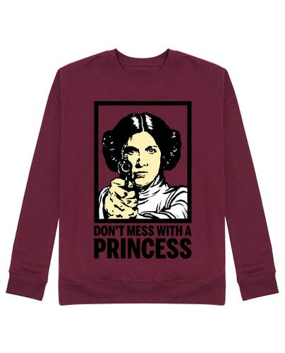 Sudadera Sin Capucha Unisex Princesa Leia (Star Wars) laTostadora - latostadora.com - Modalova