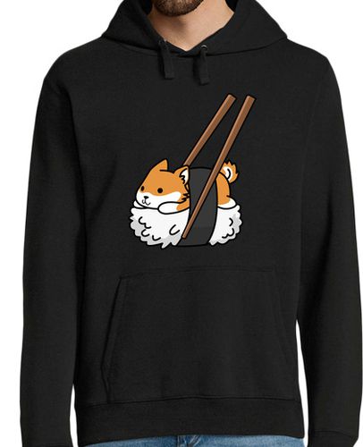 Sudadera Con Capucha Para Hombre Perro Shiba Inu Sushi laTostadora - latostadora.com - Modalova