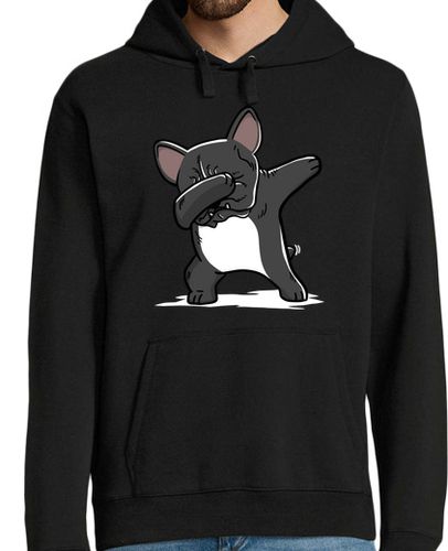 Sudadera Con Capucha Para Hombre Perro Bulldog Francés DAB! laTostadora - latostadora.com - Modalova