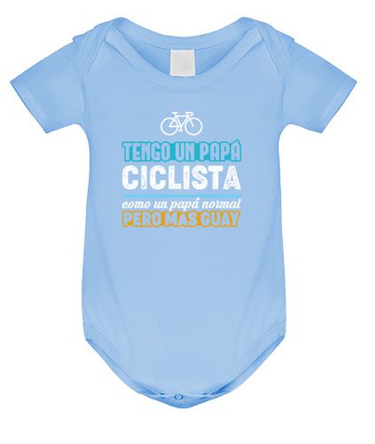 Body bebé Tengo Un Papá Ciclista laTostadora - latostadora.com - Modalova