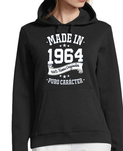 Sudadera Con Capucha Para Mujer Made in 1964 laTostadora - latostadora.com - Modalova