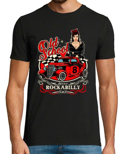 Camiseta Camiseta Pinup Rockabilly Vintage Hotrod USA Rock - latostadora.com - Modalova