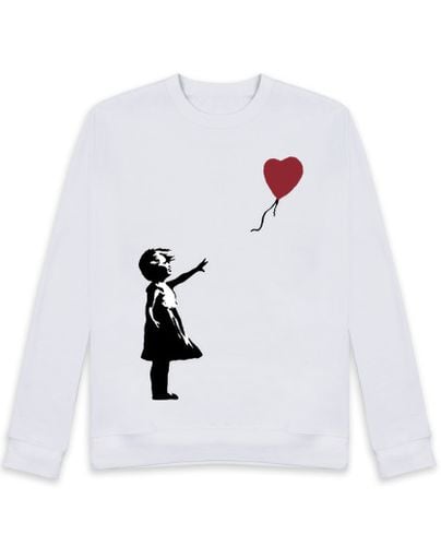 Sudadera Sin Capucha Unisex Girl With Balloon (Banksy) laTostadora - latostadora.com - Modalova