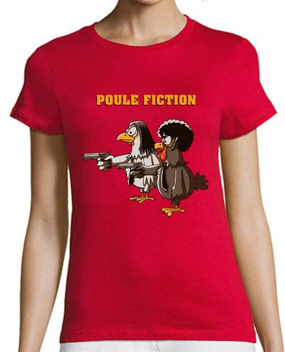 Camiseta mujer gallina de ficción - latostadora.com - Modalova