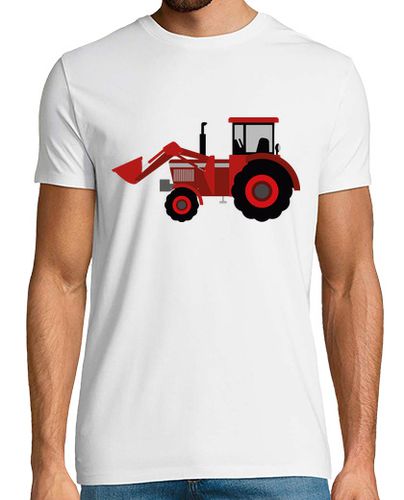 Camiseta Tractor / Pala / Agricultura / Rojo - latostadora.com - Modalova