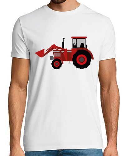 Camiseta Tractor / Pala / Agricultura / Rojo laTostadora - latostadora.com - Modalova