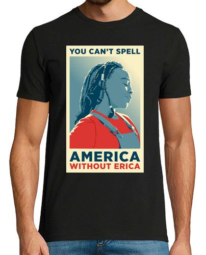 Camiseta You can't spell America without Erica - latostadora.com - Modalova