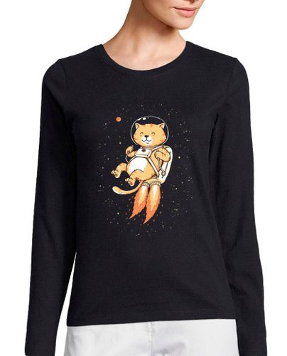 Camiseta Mujer Manga Larga aventurero espacial laTostadora - latostadora.com - Modalova