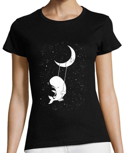 Camiseta Mujer Manga Corta cuando la noche llega laTostadora - latostadora.com - Modalova