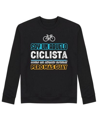 Sudadera Sin Capucha Unisex Abuelo Ciclista laTostadora - latostadora.com - Modalova