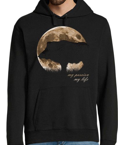 Sudadera Con Capucha Para Hombre jabali luna laTostadora - latostadora.com - Modalova