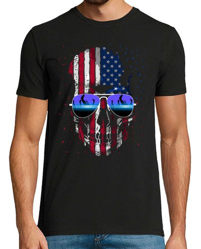 Camiseta DJ calavera americana - latostadora.com - Modalova