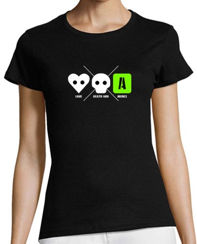Camiseta mujer LOVE DEATH AND MEMES - latostadora.com - Modalova