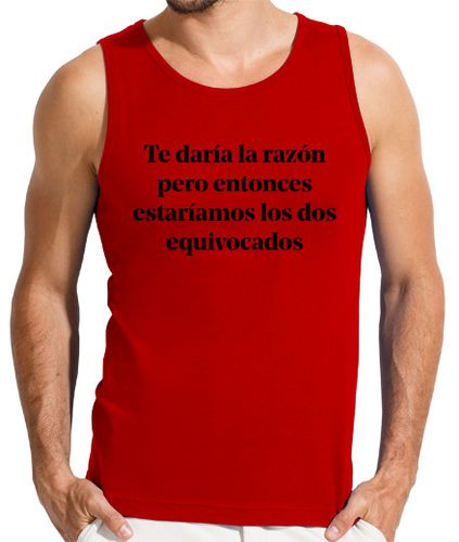 Camiseta Hombre Sin Mangas Te daria la razón laTostadora - latostadora.com - Modalova