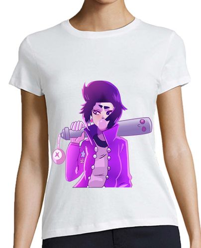 Camiseta Mujer Manga Corta Brawl Stars - Bibi Anime laTostadora - latostadora.com - Modalova